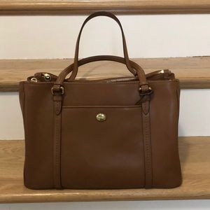 Double Zipper Coach Purse